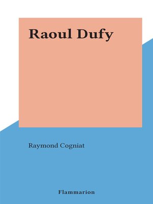 cover image of Raoul Dufy